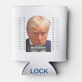 Donald Trump Mok schoot hem op slot Blikjeskoeler (Voorkant)