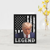 Donald Trump-Mok schoot President Legend American Kaart (Gele Bloem)