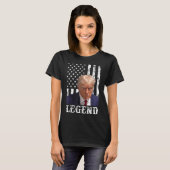 Donald Trump-Mok schoot President Legend American T-shirt (Voorkant volledig)