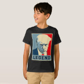 Donald Trump Mok Shot 2024 President Legend Never T-shirt (Voorkant volledig)