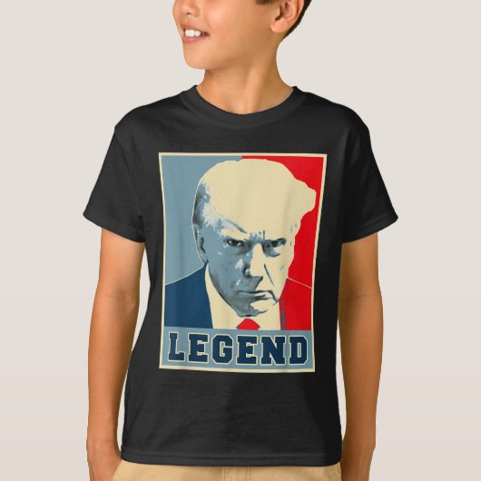 Donald Trump Mok Shot 2024 President Legend Never T-shirt (Voorkant)