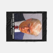 Donald Trump Mok Shot Fleece Deken (Voorkant (Horizontaal))