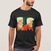 Donald Trump Mok Shot Funny Dump Trump Humor T-shirt (Voorkant)