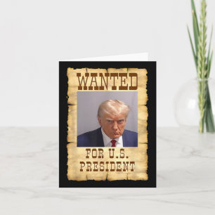 Donald Trump Mok Shot gezocht voor de VS. Presiden Kaart