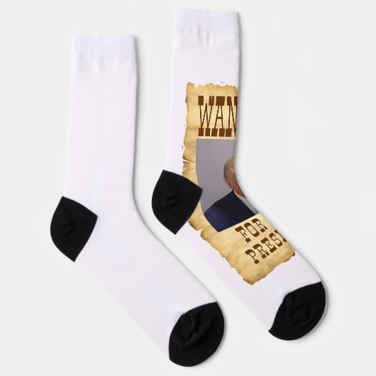 DONALD TRUMP MOK SHOT GEZOCHT VOOR US PRESIDENT 20 SOKKEN (Rechts)