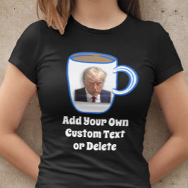 Donald Trump Mok Shot Grappige Humor Custom Tekst T-shirt