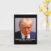 Donald Trump Mok Shot Kaart (Gele Bloem)
