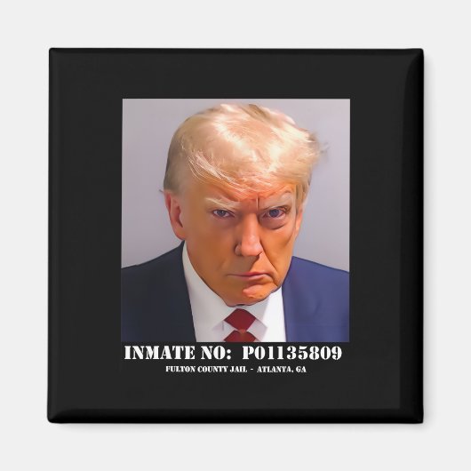 Donald Trump Mok Shot Magneet (Voorkant)
