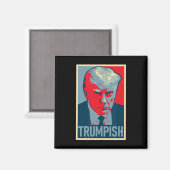 Donald Trump Mok Shot Magneet (Voorkant / Achterkant)