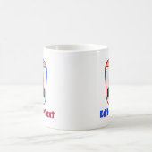 Donald Trump Mok Shot Meme Custom Tekst Rood & Bla (Center)