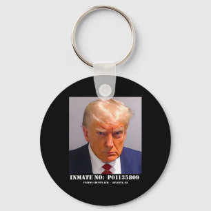 Donald Trump Mok Shot Sleutelhanger