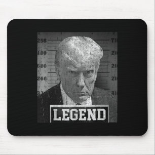 Donald Trump Mugshot 2024 niet schuldig supporter Muismat
