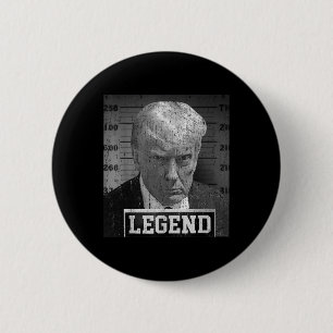 Donald Trump Mugshot 2024 niet schuldig supporter Ronde Button 5,7 Cm