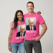 Donald Trump Mugshot Jailbird T-shirt (Unisex)