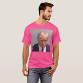 Donald Trump Mugshot T-shirt (Voorkant volledig)