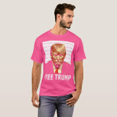 Donald Trump Mugshot T-shirt (Voorkant volledig)