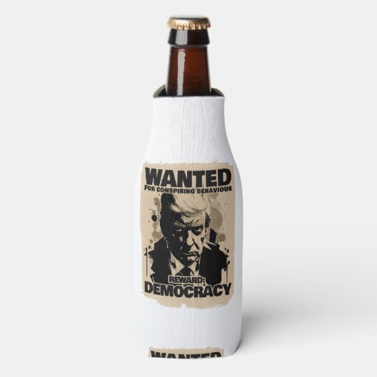 Donald Trump Mugshot wilde Poster - Georgia Count Flesjeskoeler (Fles Voorkant)