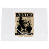 Donald Trump Mugshot wilde Poster - Georgia Count Groot Cadeauzakje (Achterkant)