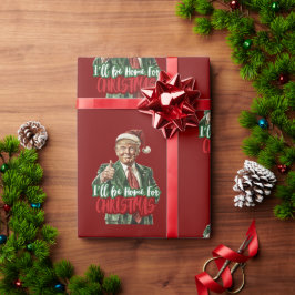 Donald Trump naar huis met kerst Cadeaupapier