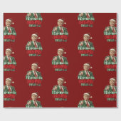 Donald Trump naar huis met kerst Cadeaupapier (Vlak)