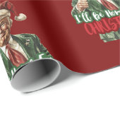 Donald Trump naar huis met kerst Cadeaupapier (Rol Hoek)