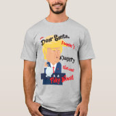 Donald Trump Naught-kerstcadeaus T-shirt (Voorkant)