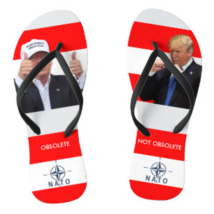 DONALD TRUMP:  NAVO IS OPLOSSING/NIET OPLOSSEN TEENSLIPPERS