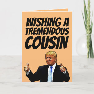 DONALD TRUMP NEEF VERJAARDAGSKAARTEN FEESTDAGEN KAART
