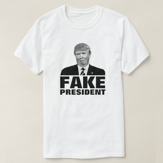 Donald Trump: "NEP-PRESIDENT" voor lichte kleuren T-shirt (Design voorkant)