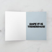 DONALD TRUMP NEW YEARS 2026 GREETING CARD FEESTDAGEN KAART (Binnen)