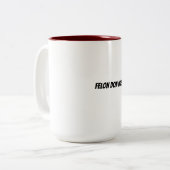 Donald Trump nieuwigheid koffie mok (Voorkant links)