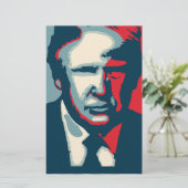 donald trump nope briefpapier (Staand voorkant)