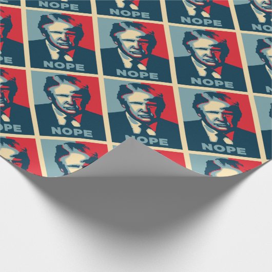 donald trump nope cadeaupapier (Hoek)
