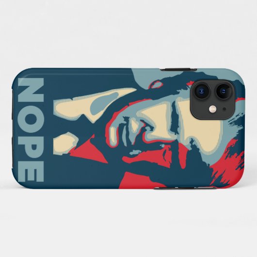donald trump nope Case-Mate iPhone case (Achterkant (horizontaal))