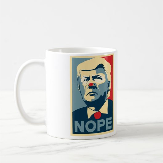 Donald Trump "NOPE" Coffee Mok (Links)