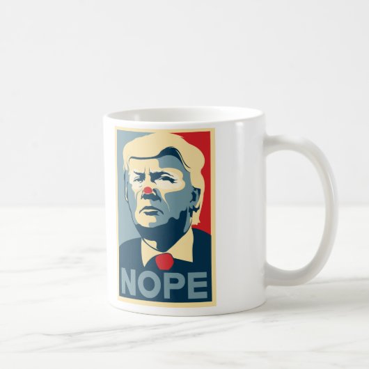 Donald Trump "NOPE" Coffee Mok (Rechts)