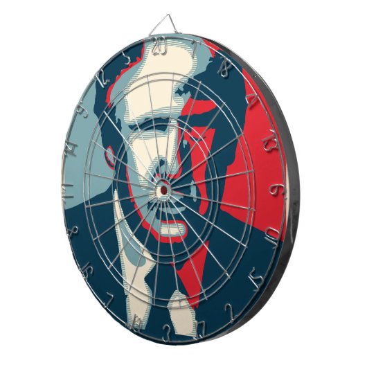 donald trump nope dartbord (Voorkant Rechts)