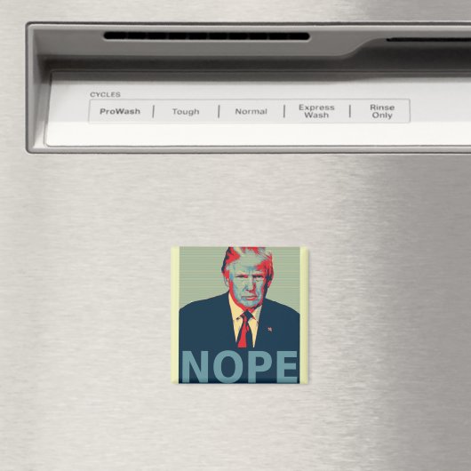 Donald Trump Nope Election Loser Magneet (Insitu (Vaatwasser))