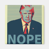 Donald Trump Nope Election Loser Magneet (Voorkant)
