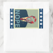 Donald Trump Nope Election Loser Rechthoekige Sticker (Tas)