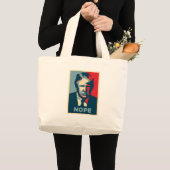 donald trump nope grote tote bag (Voorkant (product))