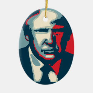 donald trump nope keramisch ornament