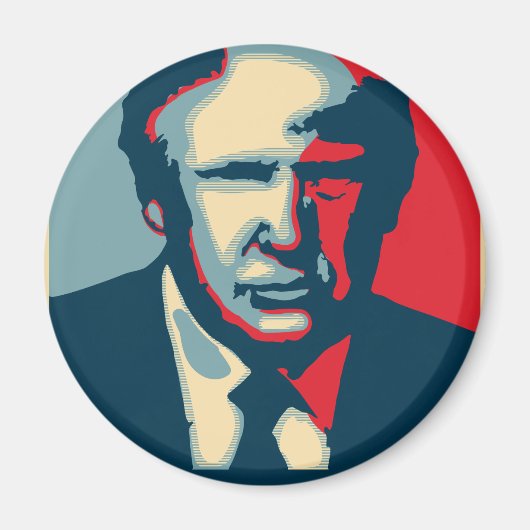 donald trump nope magneet (Voorkant)