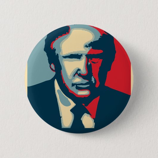 donald trump nope ronde button 5,7 cm (Voorkant)