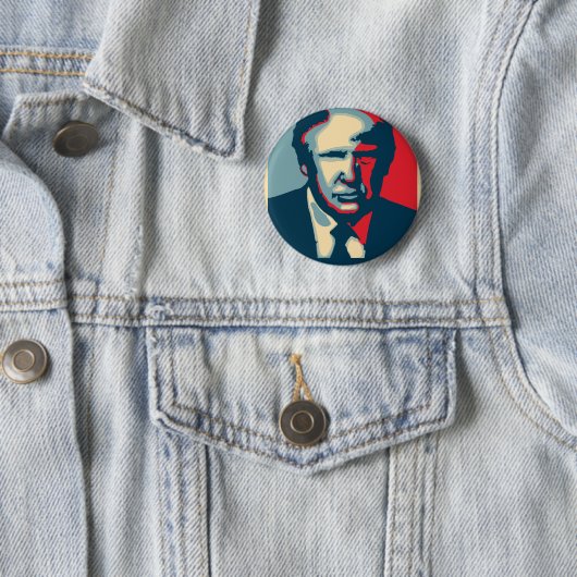 donald trump nope ronde button 5,7 cm (In situ)