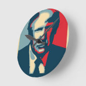 donald trump nope ronde klok (Hoek)