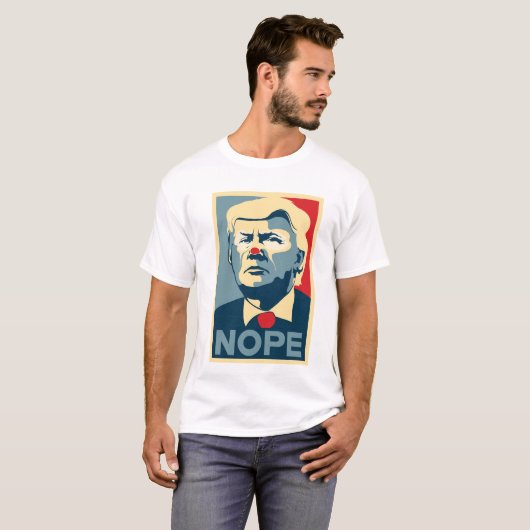 Donald Trump "NOPE" shirt (Voorkant volledig)