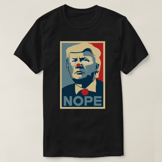 Donald Trump "NOPE" shirt (Design voorkant)