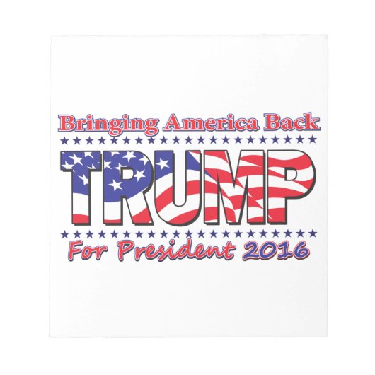 Donald Trump Notitieblok (Voorkant)