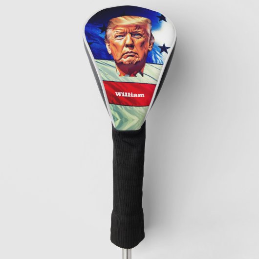Donald Trump Old Glory Golfheadcover (Voorkant)
